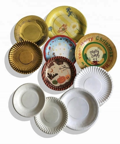 इवेंट और पार्टी सप्लाई के लिए डिस्पोजेबल पेपर प्लेट