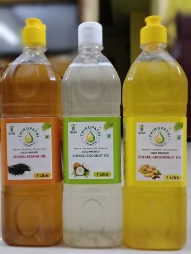 1 Litre Cold Pressed Chekku Coconut Oil For Cooking Usage