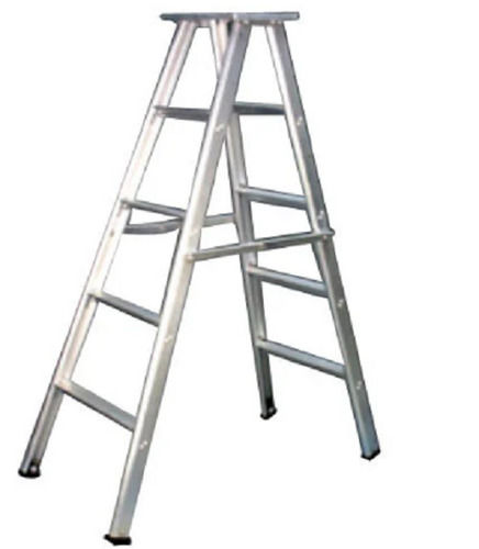 Aluminium 5 Feet Plain Polished Folding Aluminum Ladder For Industrial Use