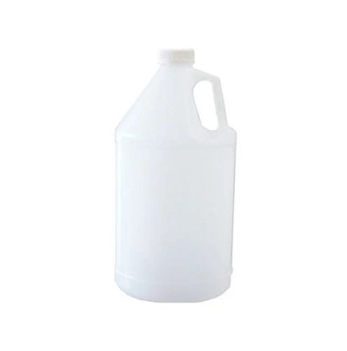 White 5 Liter Capacity Screw Cap Toilet Cleaner Bottle For Chemical And Oil Storage