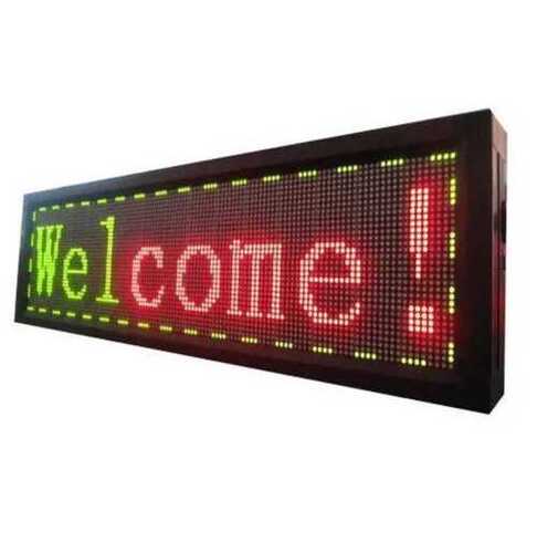 Blue Led Display Board For Outdoor, Voltage 110-120V Ac