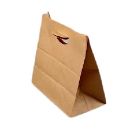 Plain Brown Patch Handle Kraft Paper Bags