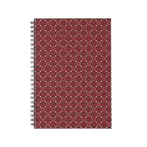 Paper Printed Rectangle Shape Brown Spiral Notebooks