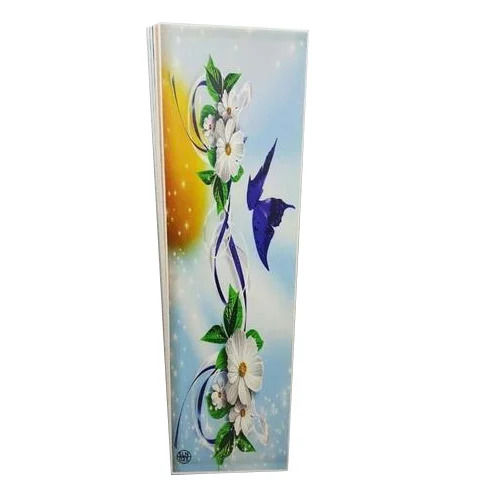 Multi Color Rectangular Swing Open Style Printed Finished Surface Pvc Door For Bathroom