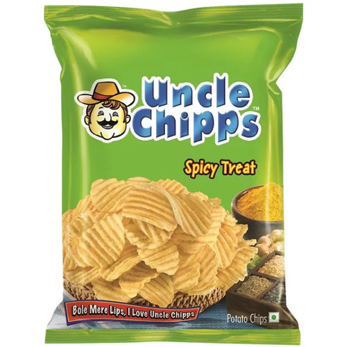 कुरकुरे स्वाद और तले हुए मसालेदार आलू के चिप्स