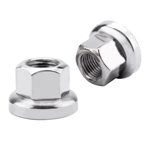 Stainless Steel Rust Resistant Axle Wheel Nuts For Two Wheelers