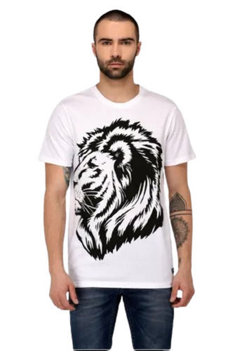 Short Sleeve O Neck Printed Cotton Designer T Shirt For Men Age Group: 18 To 45