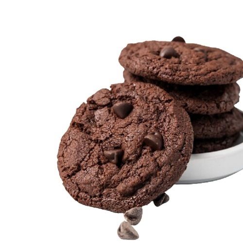 Tasty Round Shape Hygienically Packed Crispy Chocolate Chip Cookies