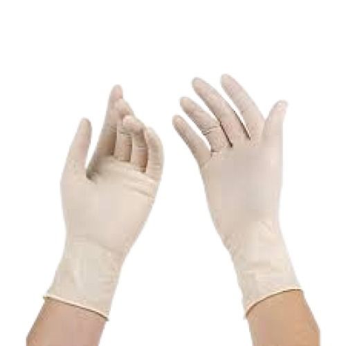 White 1 Gram Weight Disposable Medical Surgical Gloves, 100 Pieces Pack