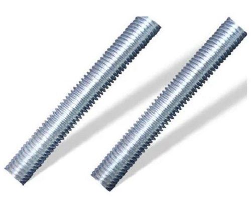 Silver 10 Mm Stainless Steel Threaded Rod For Industrial Use