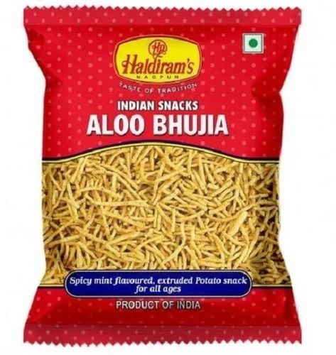 Easy To Eat 100 Gram Crunchy And Fried Aloo Bhujia Namkeen