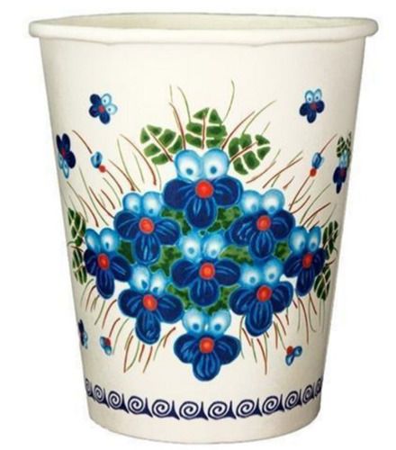 Multi 200 Ml Ecofriendly Round Printed Disposable Paper Glass