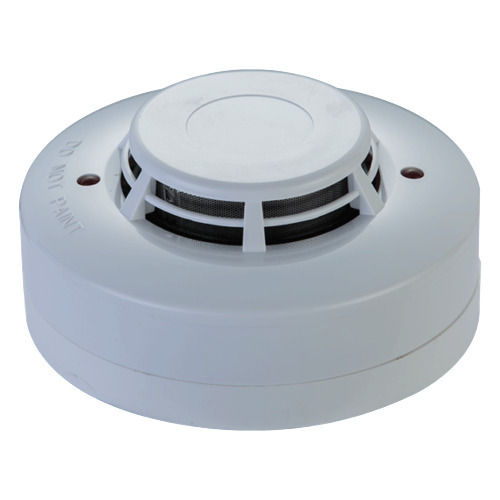 5 Inch Round 200 Gram Ceiling Mounted Plastic Fire Detector  Application: Industrial And Commercial