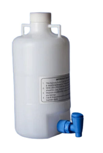 90 X 170 Mm Round Plastic Aspirator Bottle For Chemical Laboratory