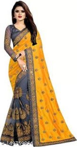 Summer Georgette Multi Color Printed Pattern Party Wear Designer Saree