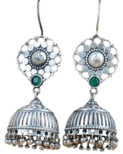 Ladies Party Wear Silver Earring Gender: Women