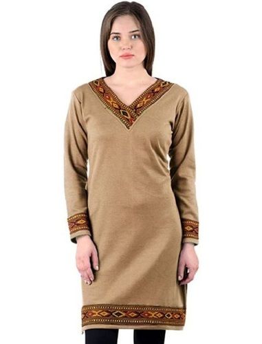 Woolen Straight Fit Kurtis with Leggings, Size: XL at best price in Noida