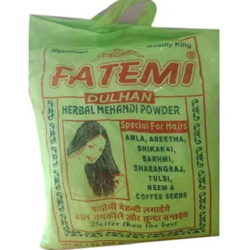 Green Pack Of 1 Kg Restore Shine Conditioned Hair Herbal Mehndi Powder 