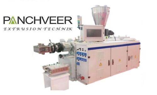 Automatic Pvc Profile Twin Screw Extrusion Line