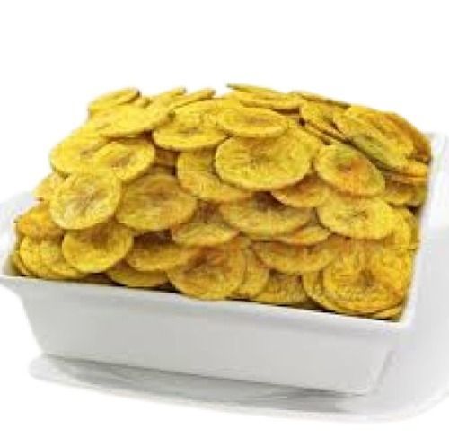 Round Fried Salty Banana Chips