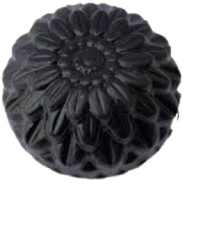 Round Shaped Black Colored Skin Friendly Activated Charcoal Soap, 100 Grams