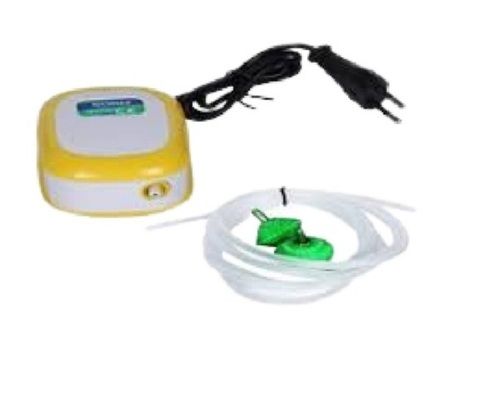 16.4 X 9 X 9 Cm Yellow And White Plastic Electric Aquarium Air Pump Caliber: 4 Mm