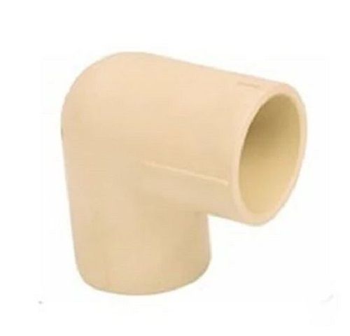 Cream 2 Inch Round Hot Rolled Plastic Cpvc Elbow For Pipe Fitting Purpose