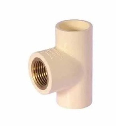 Cream 3 Inch Hot Rolled Round Plumbing Upvc Reducing Tee