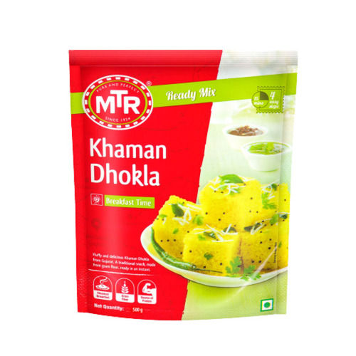 Spicy 500 Gram No Additives Healthy Powder Form Khaman Dhokla Mix