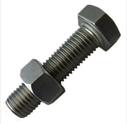 Grey 52 Mm 12 Grams Rust Proof Polished Finished Mild Steel Bolt Nut