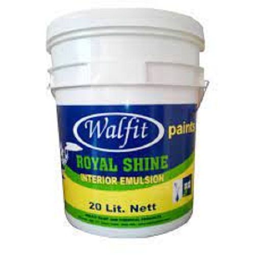 77% Pure Smooth Texture Liquid Form Durable Wall Paint For Interior And Exterior Application: Finish High Gloss