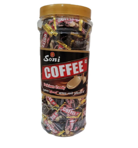 Coffee Candy - 500 Grams, Brown Color, Cube & Piece Shape, 15