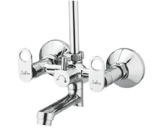 Durable Glossy Stainless Steel Wall Mixer Size: 21.6 X 18.4 X 11.4 Cm