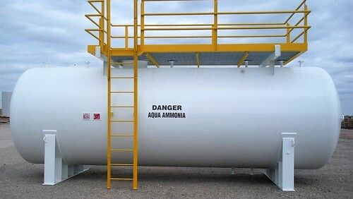 Horizontal Mild Steel Chemical Storage Tanks For Industrial Use