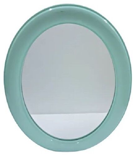 Round Plastic And Glass Made Wall Mounted Bathroom Mirror