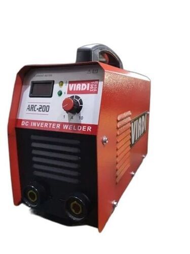 Red Single Phase Arc Welding Machine With 50 Hz Frequency