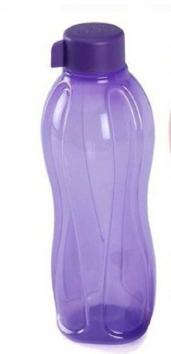 Purple 1 Liter Capacity Screw Cap Plastic Water Bottle