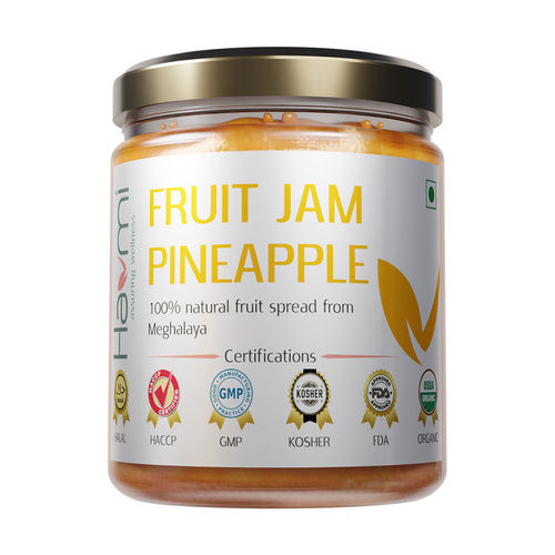 100% Organic And Fresh Pineapple Fruit Jam Spread
