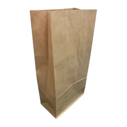 Brown 13X14 Inch 1 Kilogram Capacity Eco Friendly Paper Pouch 