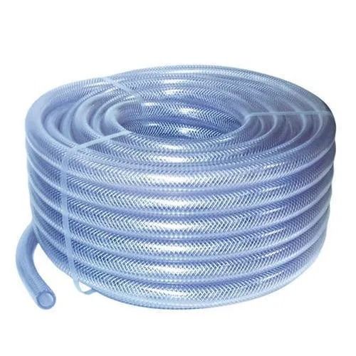 Light Blue 2.3 Mm Thick Poly Vinyl Chloride Plastic Braided Hose Pipe For Construction