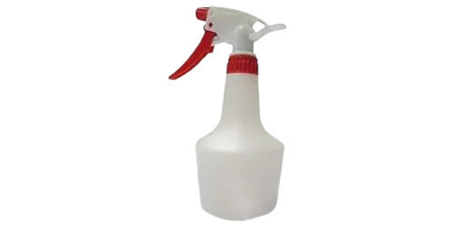 White 200 Milliliter Round And Empty Plastic Spray Bottle For Chemical