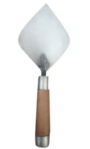 Silver 6 Inch Stainless Steel Plastering Trowel For Construction Use