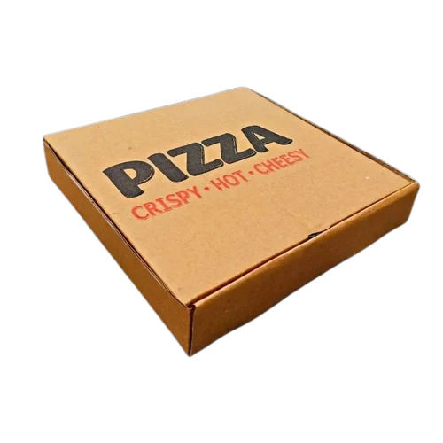 Na 9.5X1.5 Inches Square Matte Finished Corrugated Pizza Box 