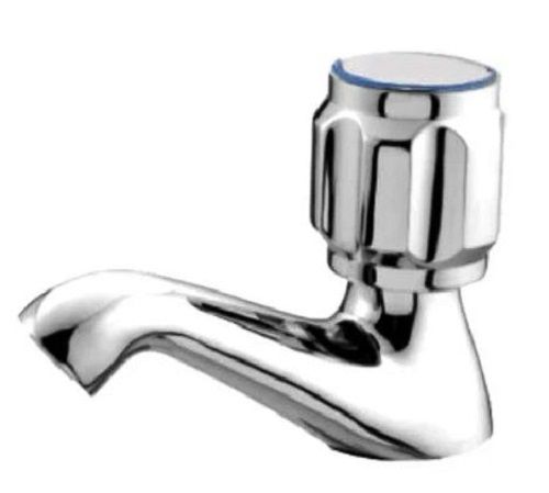 Silver Chrome Coating Stainless Steel Water Tap For Bathroom 