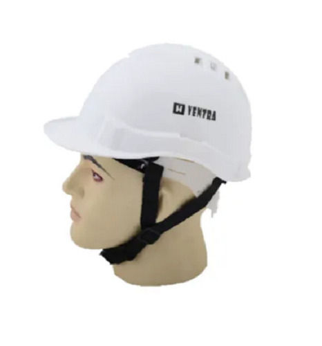 White Durable Pvc Plastic Open Face Safety Helmets