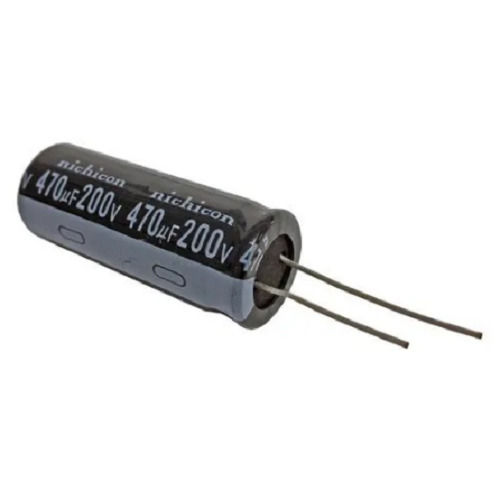 50 Hertz Frequency Lightweight Round Shape Aluminium High Efficiency Electrolytic Capacitor