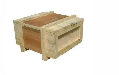 Industrial Wooden Packaging Boxes - Color: Yellow