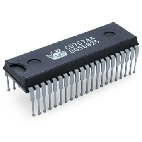 Black Microcontroller Or Microprocessor Integrated Circuits For Computers And Televisions