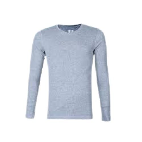 Men'S Casual Round Neck Full Sleeves Plain Cotton T-Shirt Age Group: 18+ Years