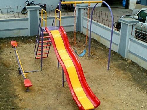 Outdoor Play Station (Swing, Slide and See Saw)